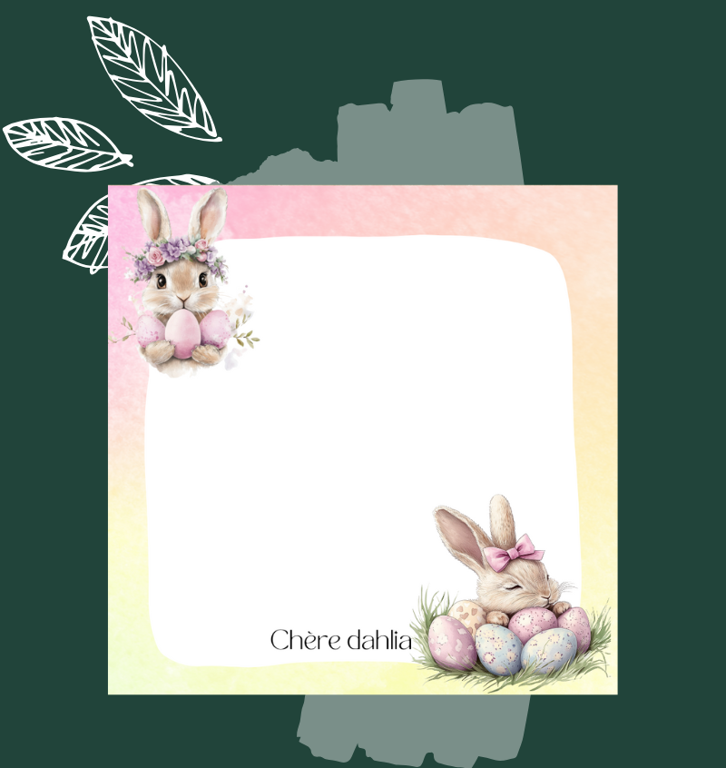 Bloc-Notes Tulipes & Animaux