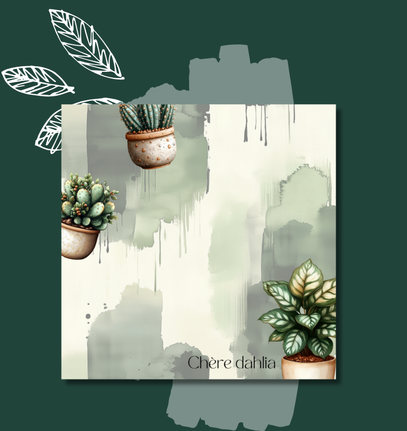 Bloc-Notes 3x3" Feuille Verte