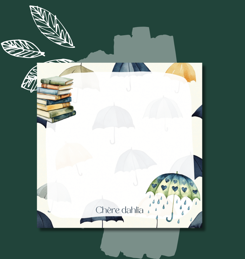 Bloc-Notes Jour de pluie