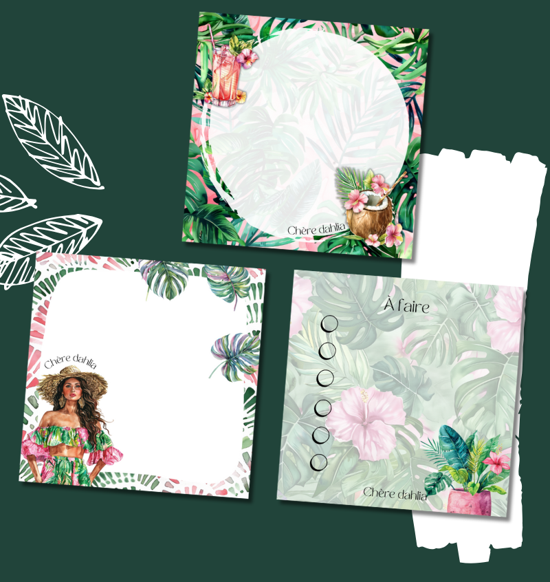 Bloc-Notes Vacances Tropicales