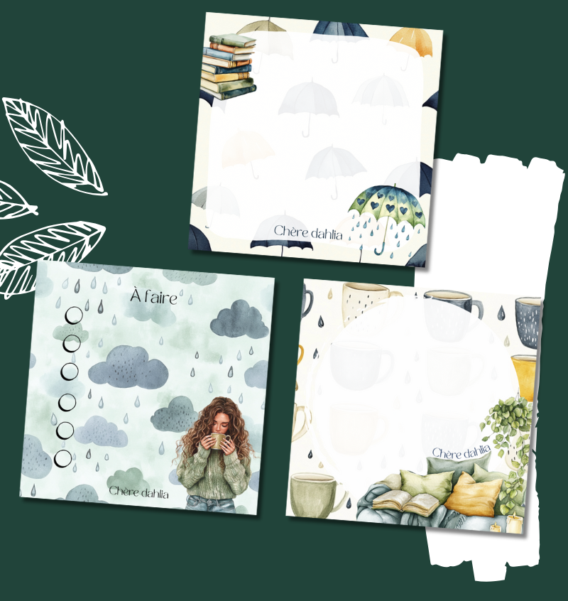 Bloc-Notes Jour de pluie