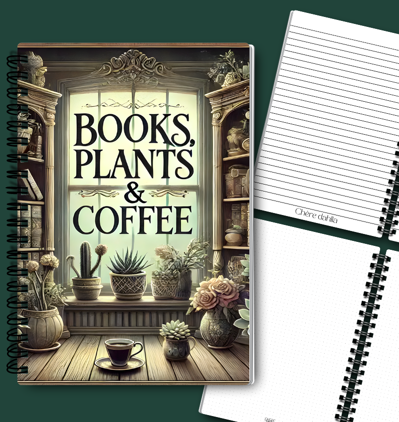 Cahier de notes Book Plant & coffee