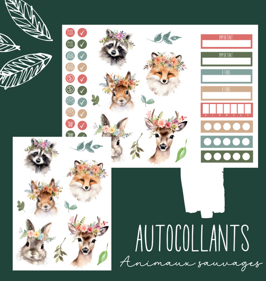 Autocollants Animaux sauvages