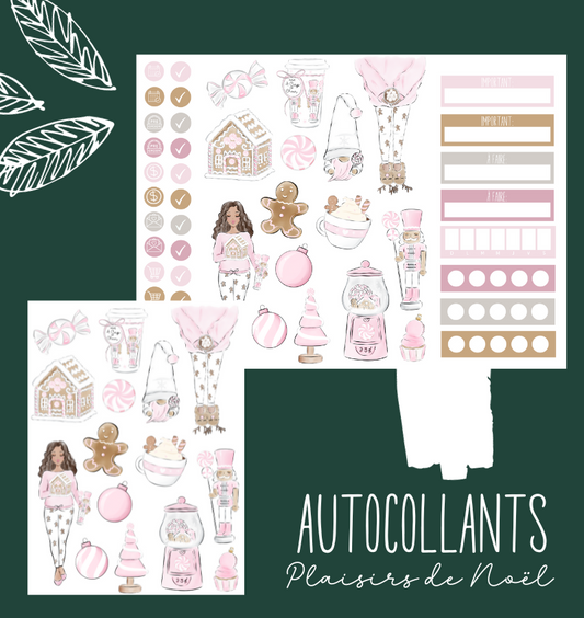 Autocollants Plaisirs de Noël