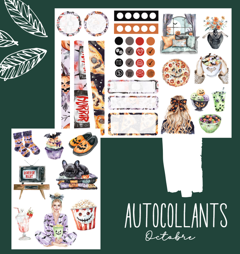 Autocollants Octobre