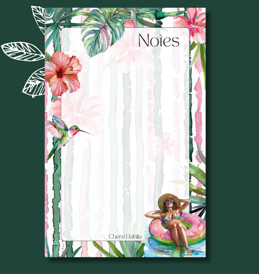 Grand Bloc-Notes Vacances tropicales