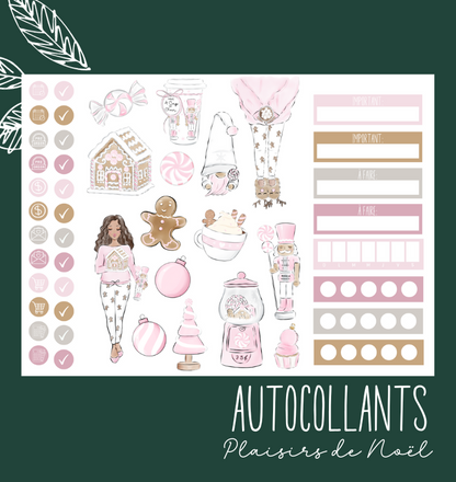 Autocollants Plaisirs de Noël