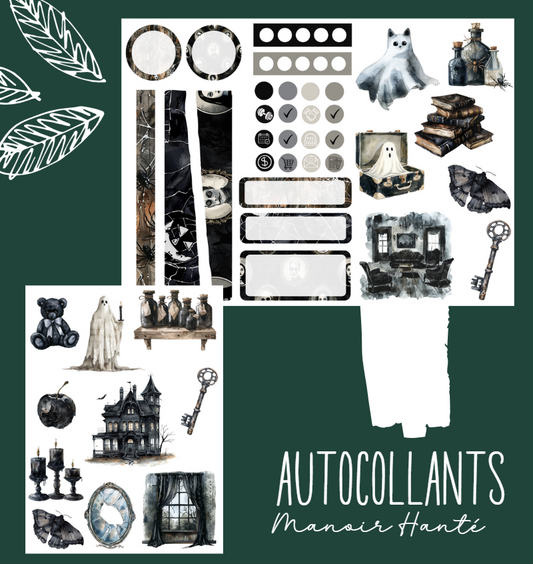 Autocollants Manoir Hanté