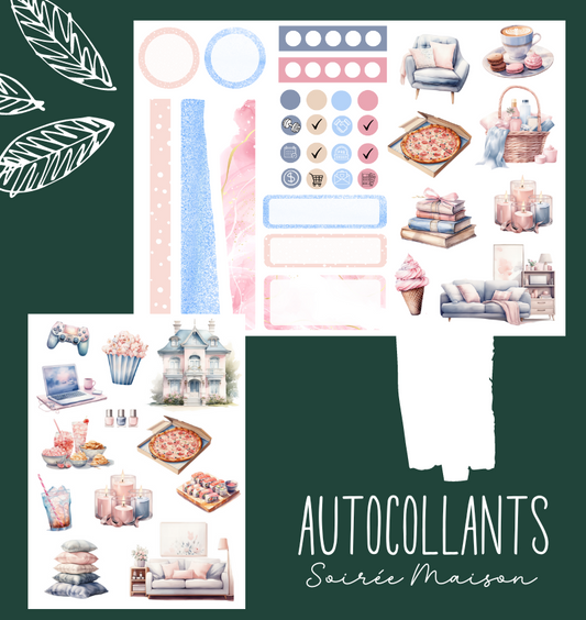 Autocollants Soirée Maison