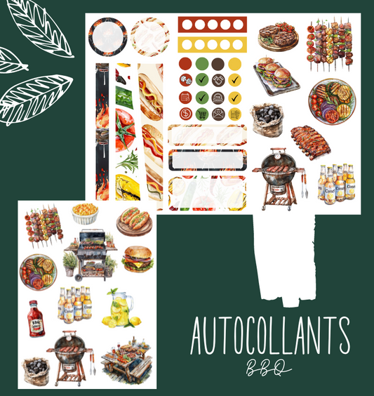 Autocollants BBQ