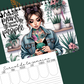 Planificateur hebdomadaire Crazy Plant Lady