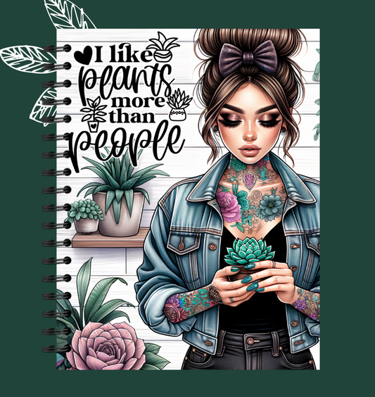 Cahier de notes Crazy Plant Girl