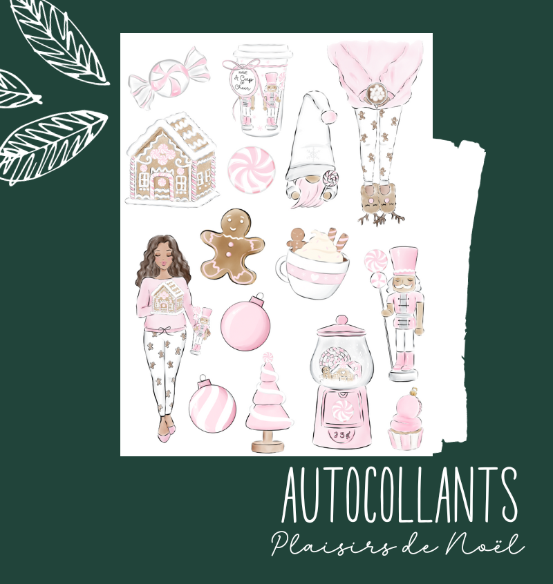 Autocollants Plaisirs de Noël