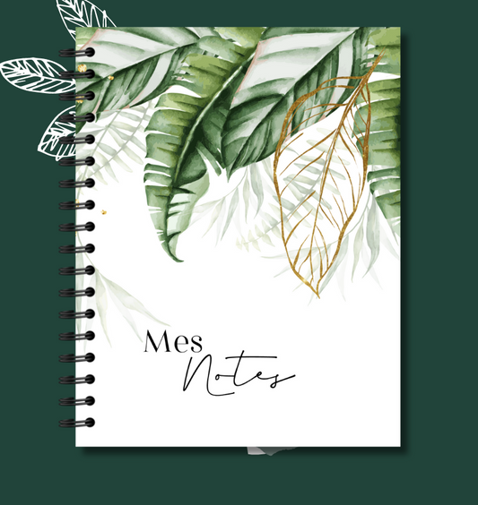 Cahier de notes Les tropiques