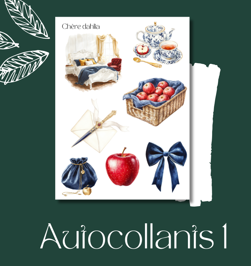 Autocollants Princesse à la pomme