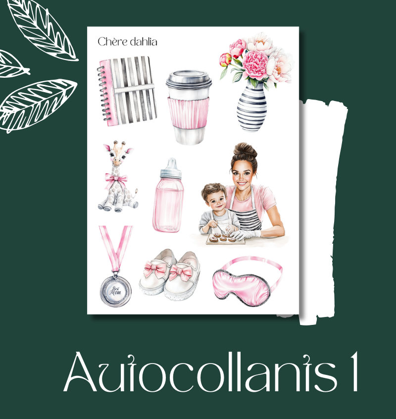 Autocollants Jeune maman
