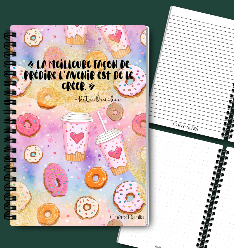Cahier de notes Café Beigne