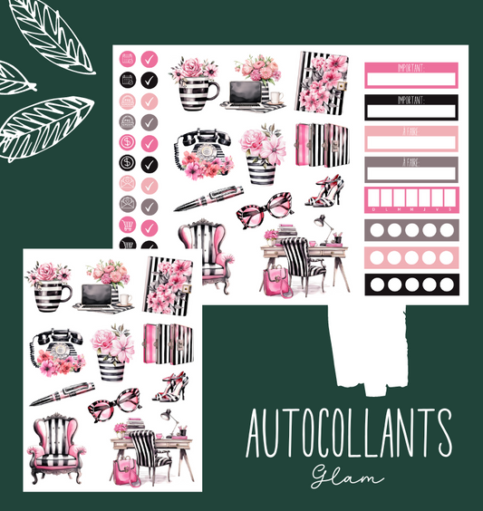 Autocollants Glam
