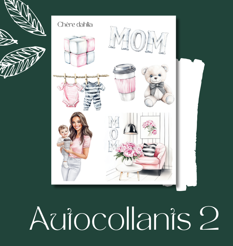 Autocollants Jeune maman