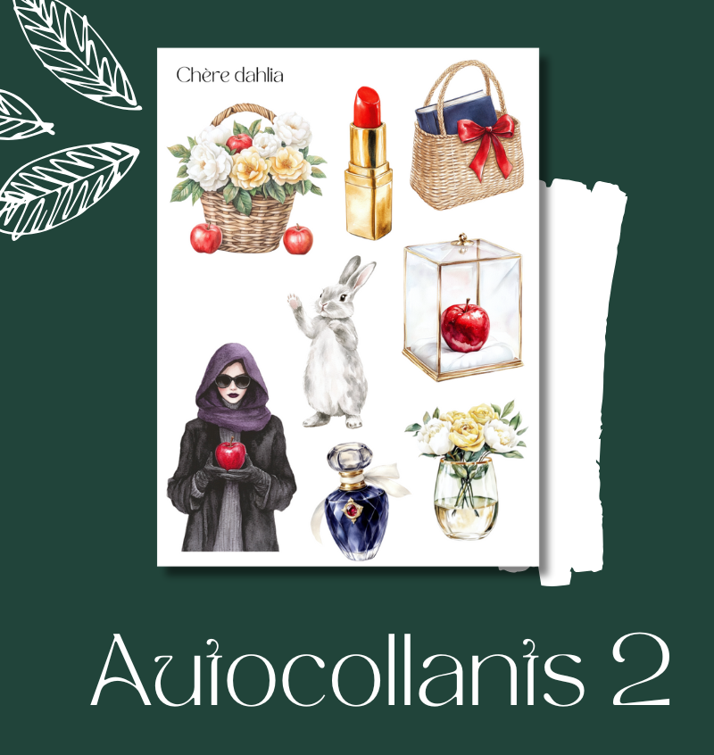 Autocollants Princesse à la pomme