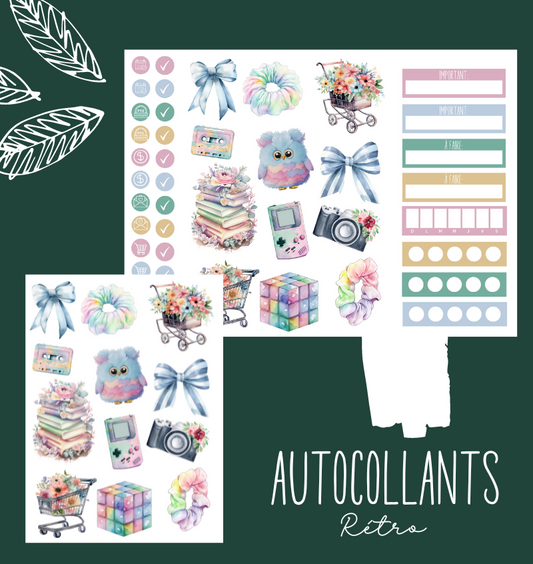Autocollants Rétro