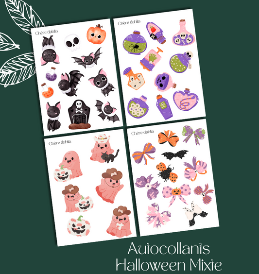 Autocollants Halloween Mixte