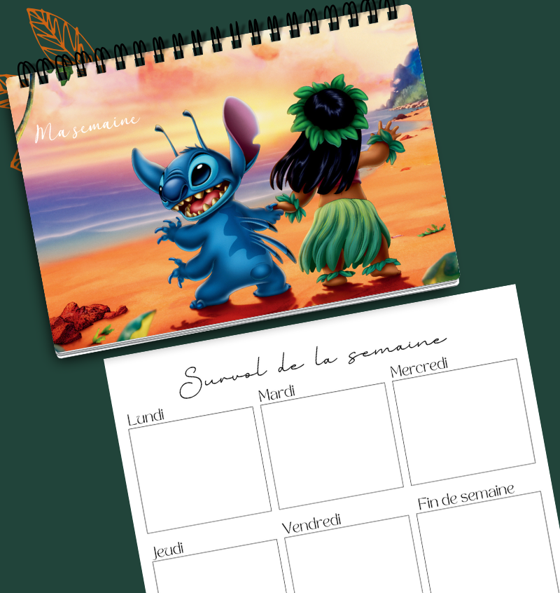 Planificateur hebdomadaire Aloha