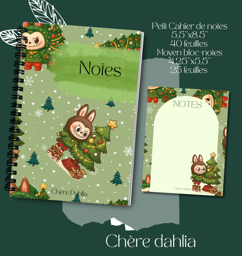 Duo Personnage Avec Sapin