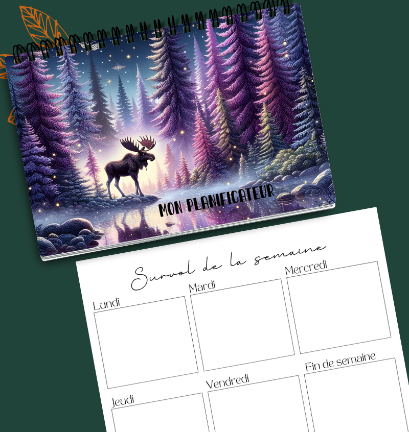 Planificateur hebdomadaire Orignal