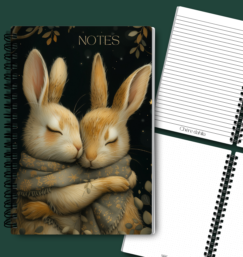 Cahier de notes Câlin d'animaux