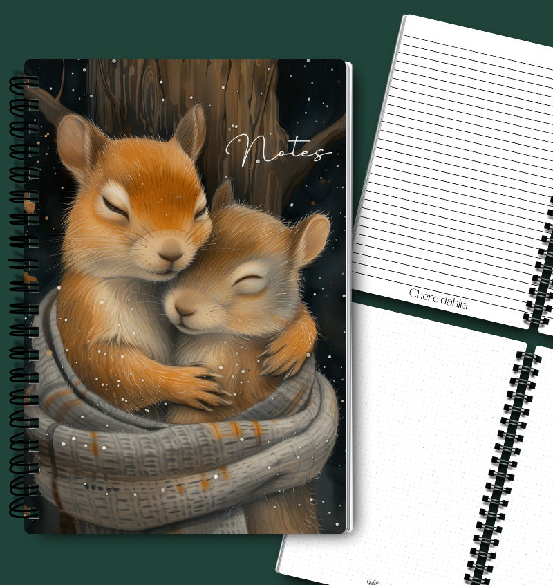 Cahier de notes Câlin d'animaux