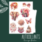 Autocollants Rouge Boho