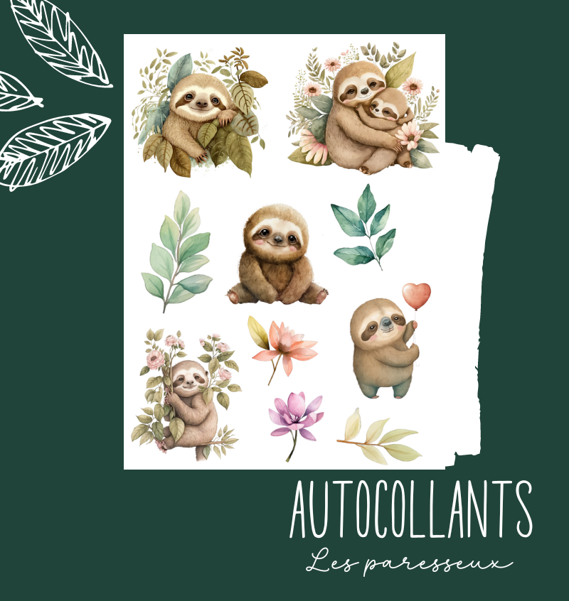 Autocollants Les paresseux