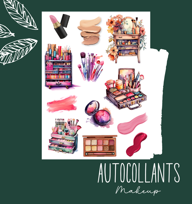 Autocollants Makeup