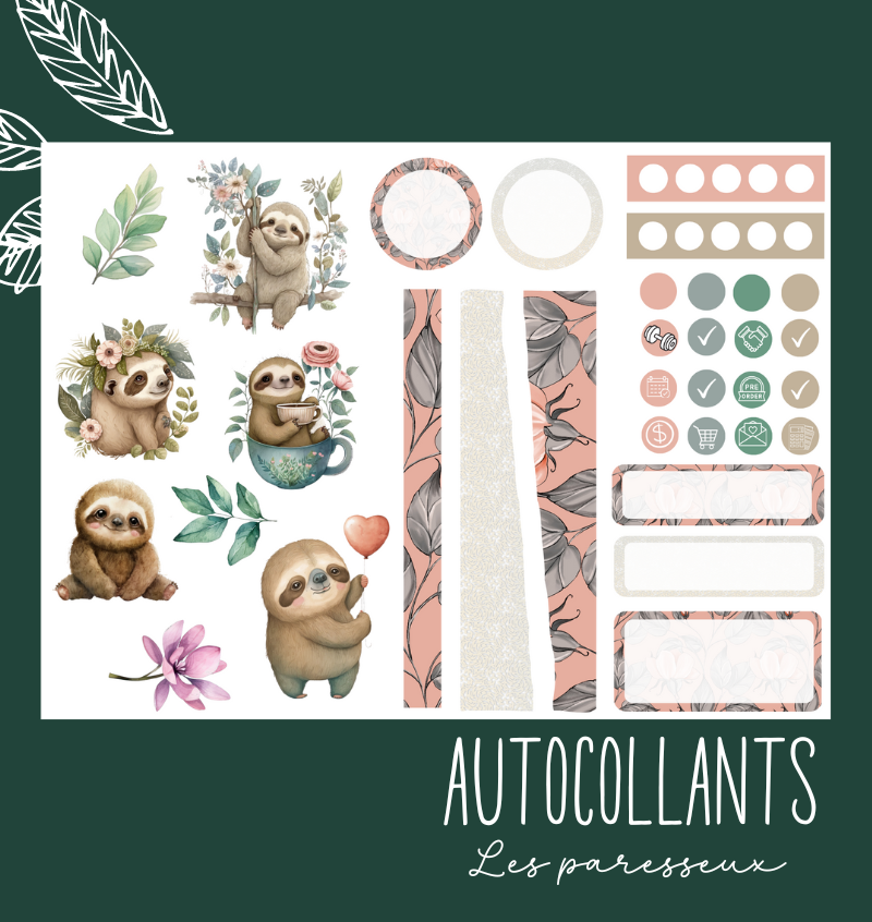 Autocollants Les paresseux
