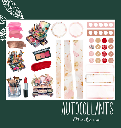 Autocollants Makeup