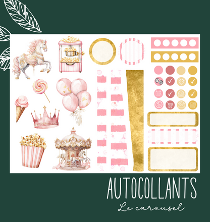 Autocollants Le Carousel