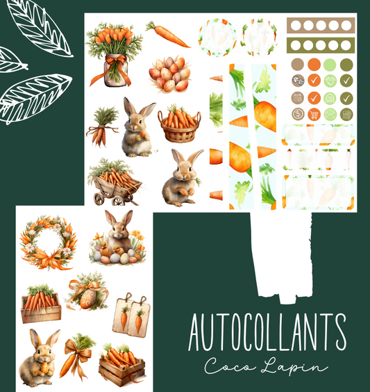 Autocollants Coco Lapin