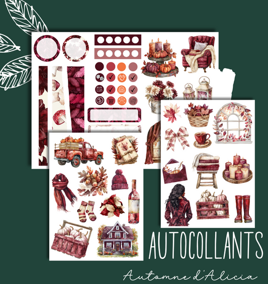 Autocollants Automne d'Alicia