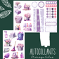 Autocollants Ménage lilas
