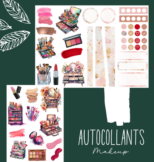 Autocollants Makeup
