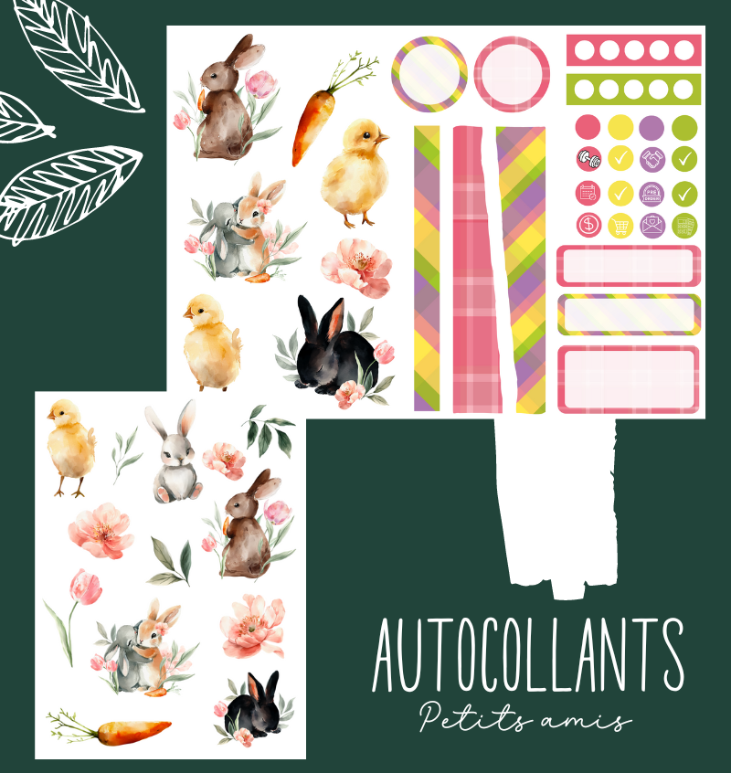 Autocollants Petits amis
