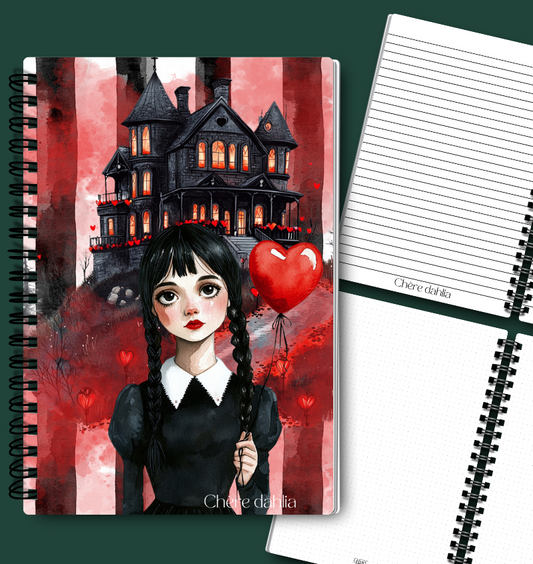 Cahier de notes Amour noir
