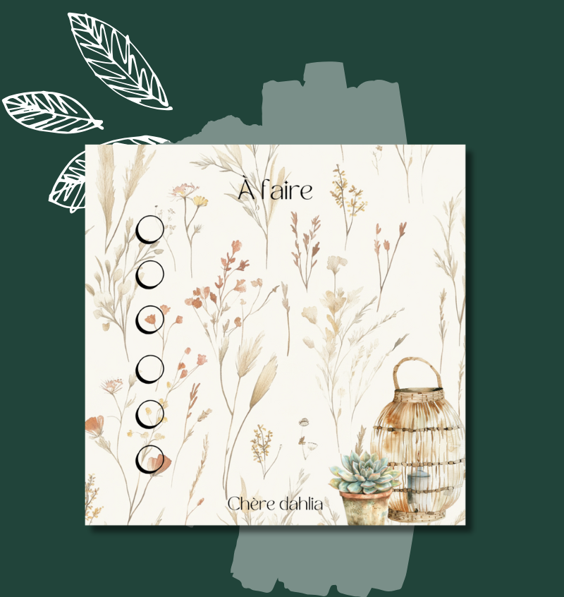 Bloc-Notes Boho girl