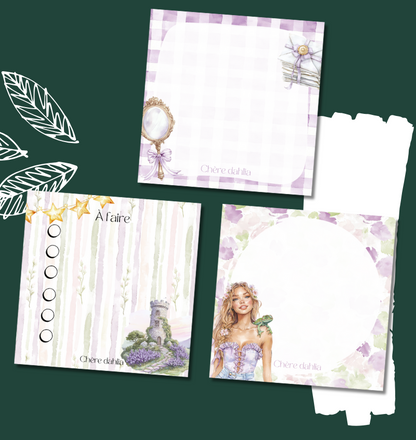 Bloc-Notes Princesse dans la tour