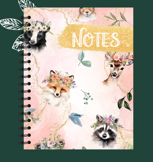 Cahier de notes Animaux sauvages