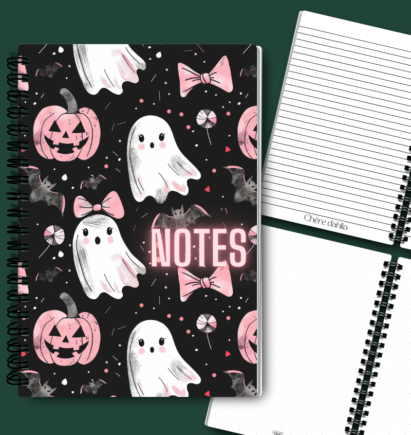 Cahier de notes Fantômes