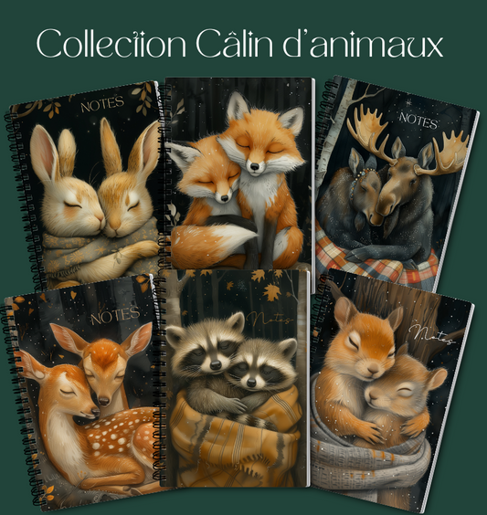 Cahier de notes Câlin d'animaux