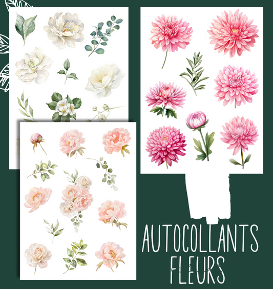 Autocollants Fleurs